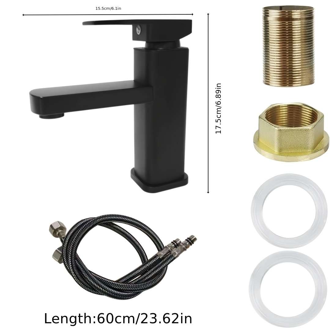 Faucet Silvery Items Faucet  2 Braided Hoses