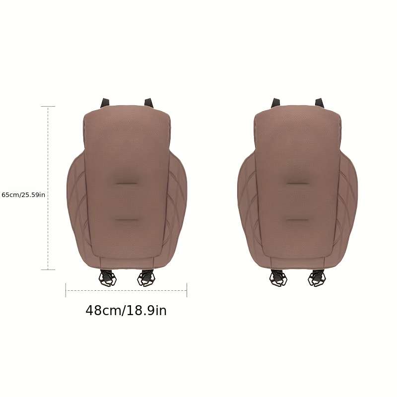 Car Seat Cushion Orange Items 2Pcs In The Front Row