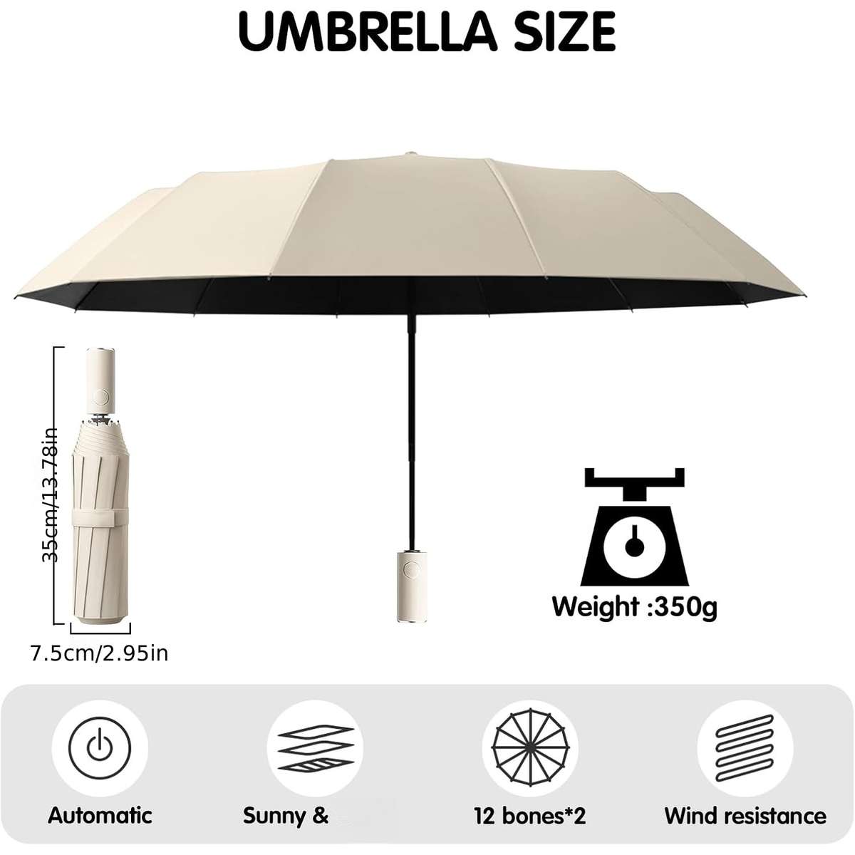 Umbrella Color Dunstblau