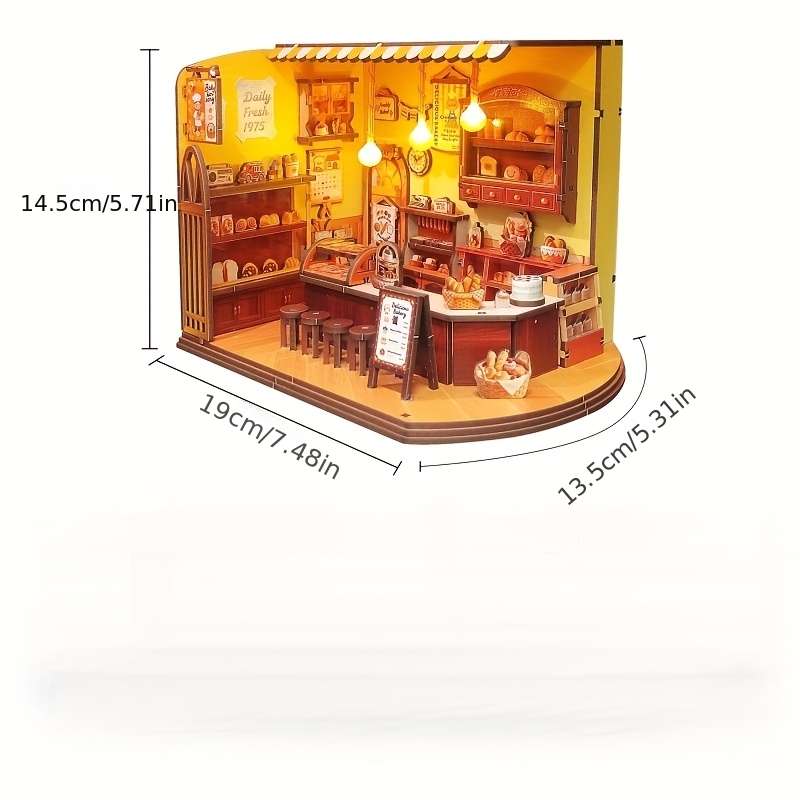 3D Model Desktop Ornament Model Sj037 Time Bread House