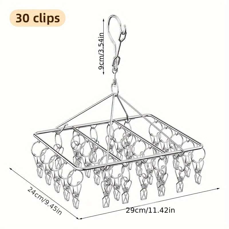 Clothes Rack 30 Clips Quantity 2Pcs