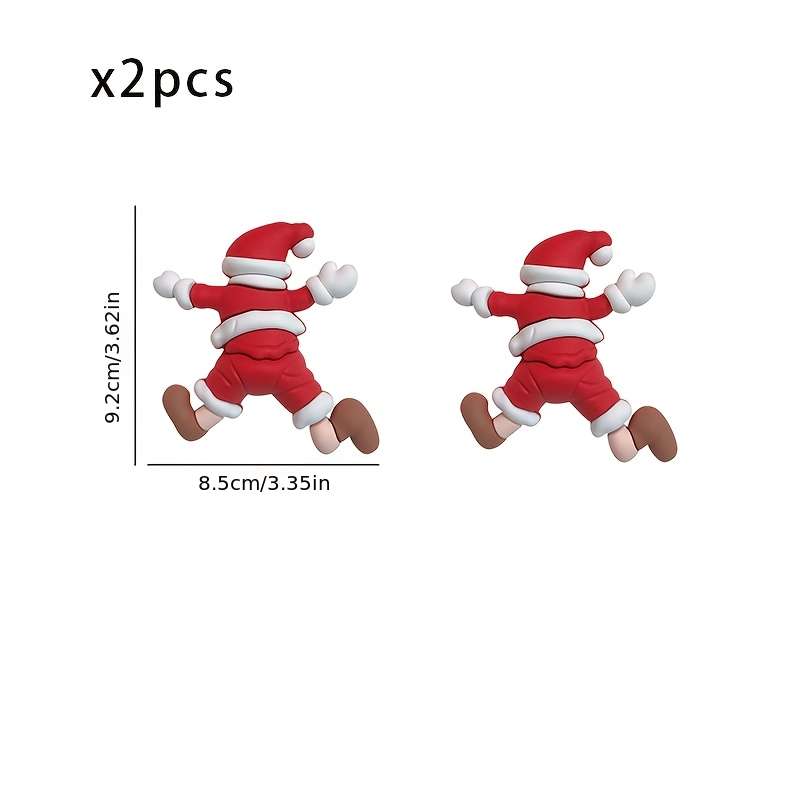 Christmas Decorations Style Christmas Falling Old For Man Quantity 2Pcs