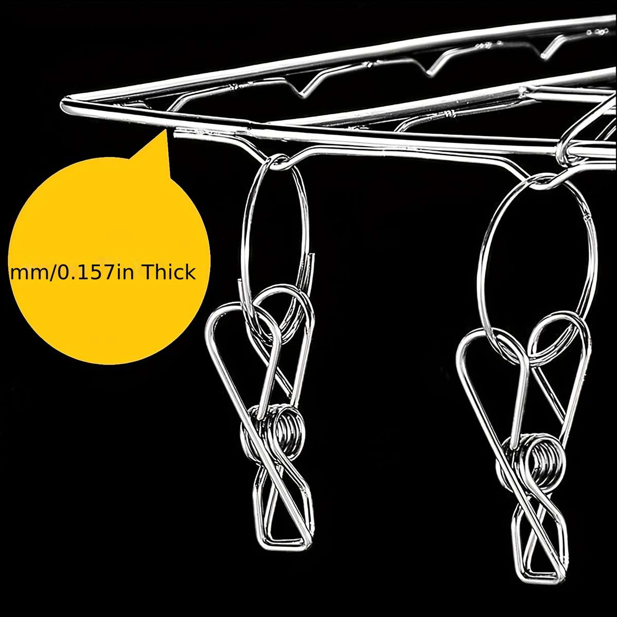 Clothes Rack 20 Clips Quantity 2Pcs