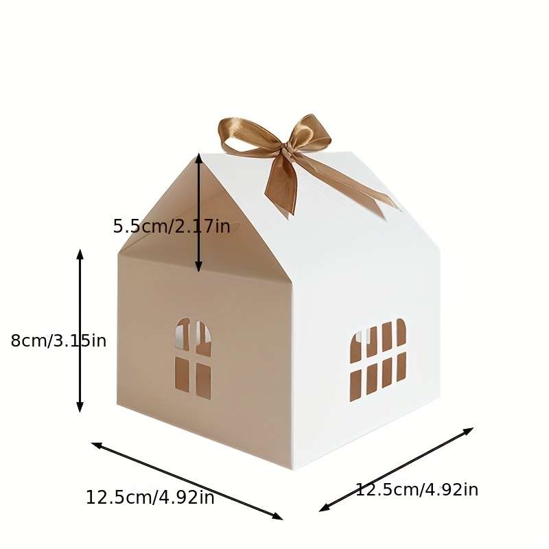 Christmas Gift Boxes Quantity Brown-5Pcs