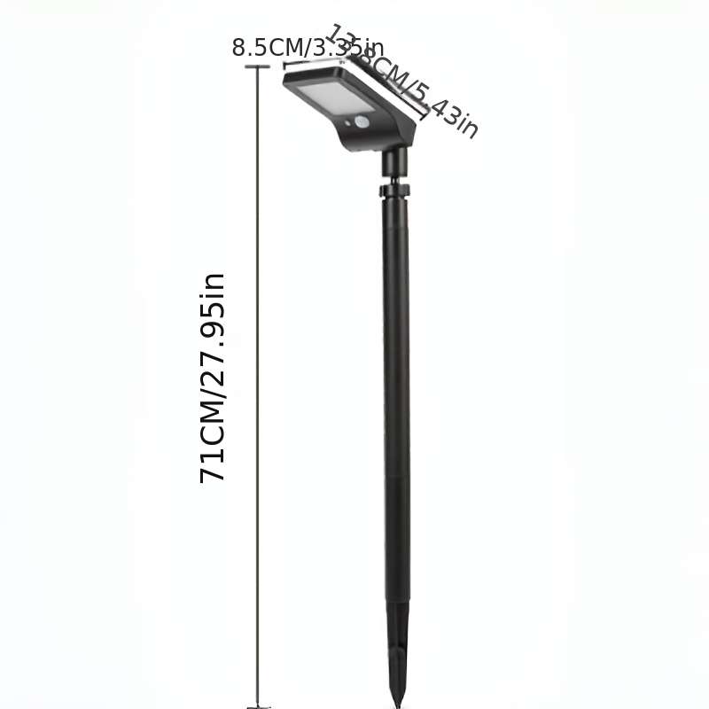 Solar Emergency Lights Color Black Quantity2Pcs
