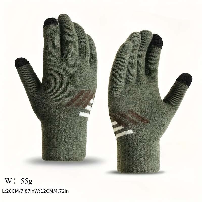 Gloves Color A248 Grey Single Layer Plus Size