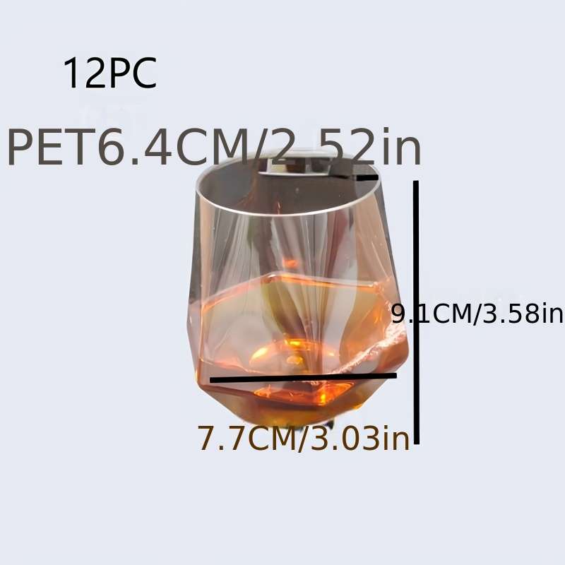 Water Cup Quantity 12Pcs Capacity12Oz