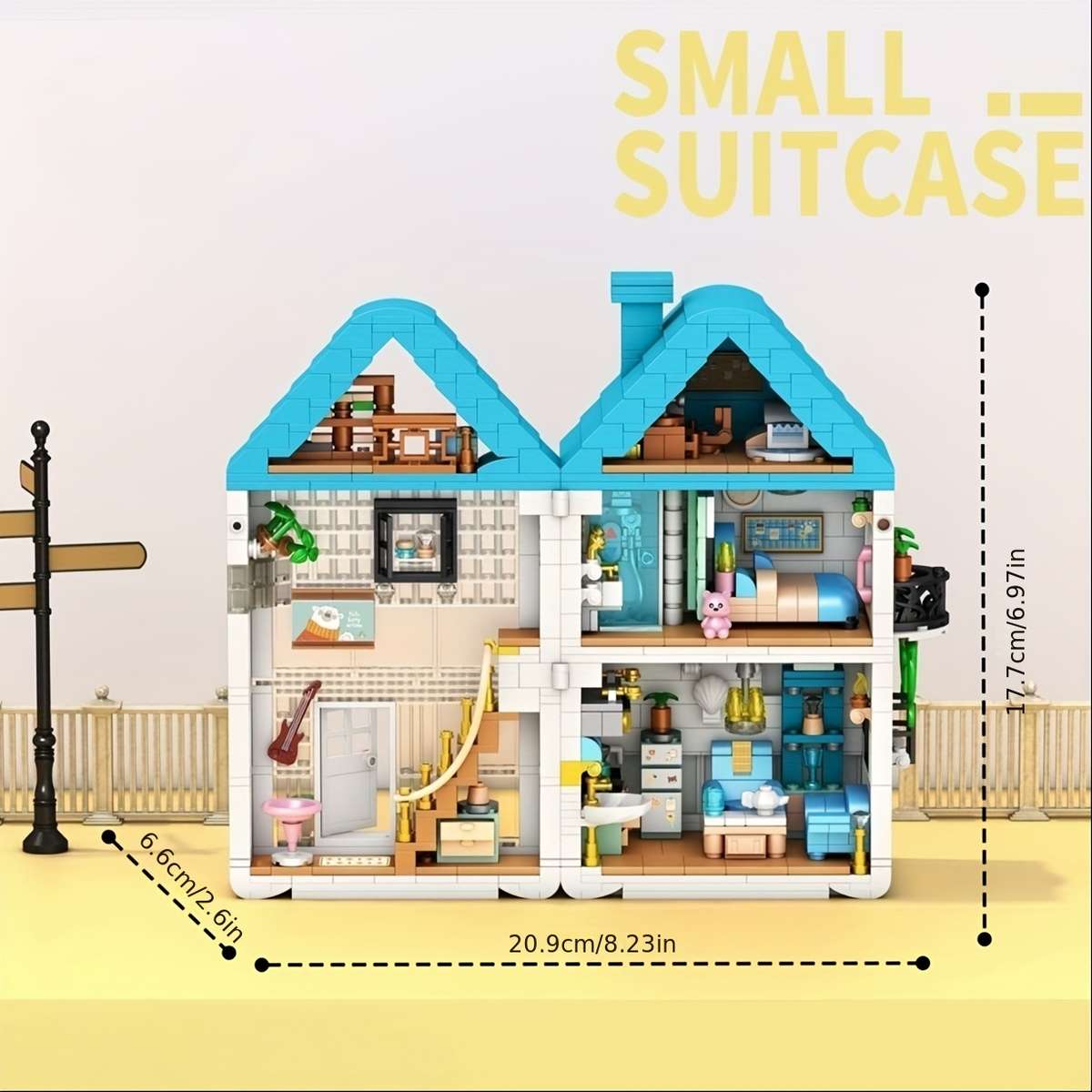 Building Toy Architectural Model Toy Set Model Cozy House