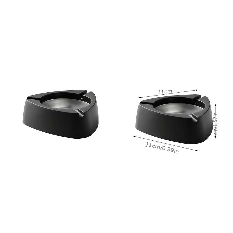 2PCS Simple Creative Triangle Ashtray Creative Home Personality Ashtray 2pcs