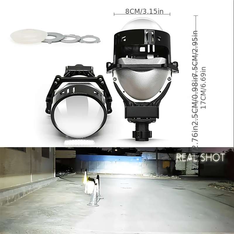 Car Lights Model 2Pcs Projector Light