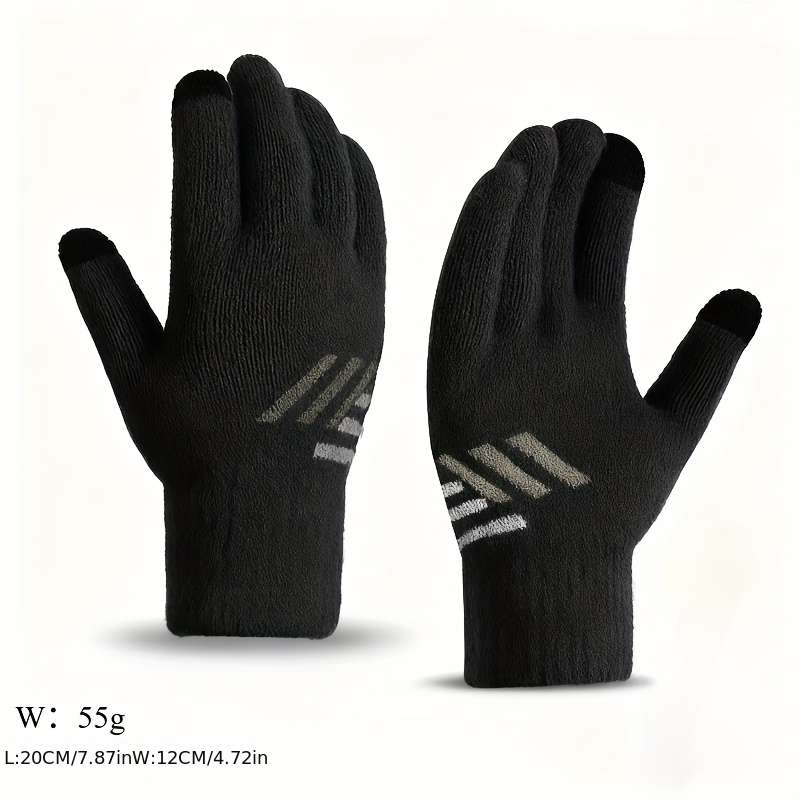 Gloves Color A248 Grey Single Layer Plus Size
