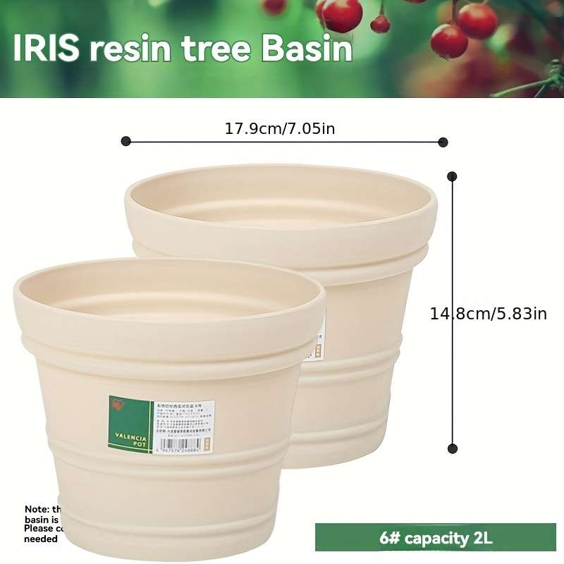 Flowerpotsize No  7 2Pcs Id20 83Cmcolor Green