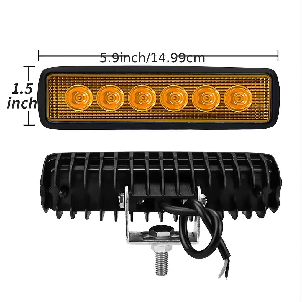 Car Lights Color Yellowrectangle Light