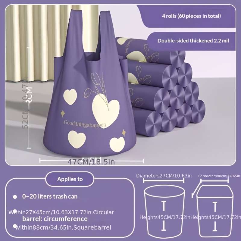 Trash Bag2Rolls30Pcs