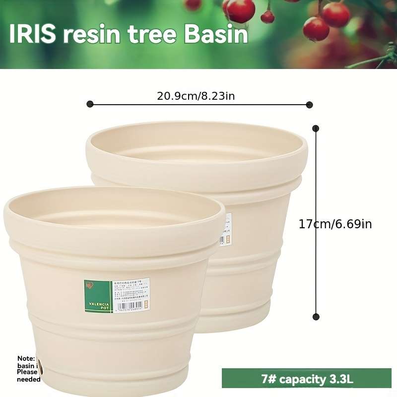 Flowerpotsize No  7 2Pcs Id20 83Cmcolor Green
