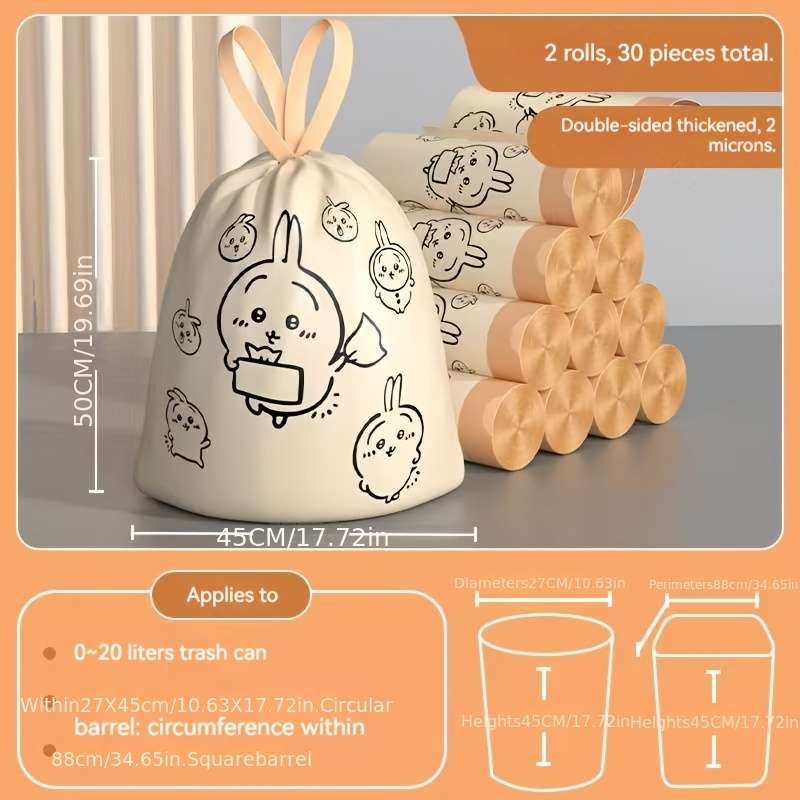 Trash Bag2Rolls30Pcs