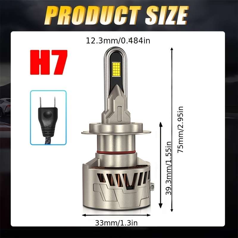 Car Lights Model 2Pcs X H7