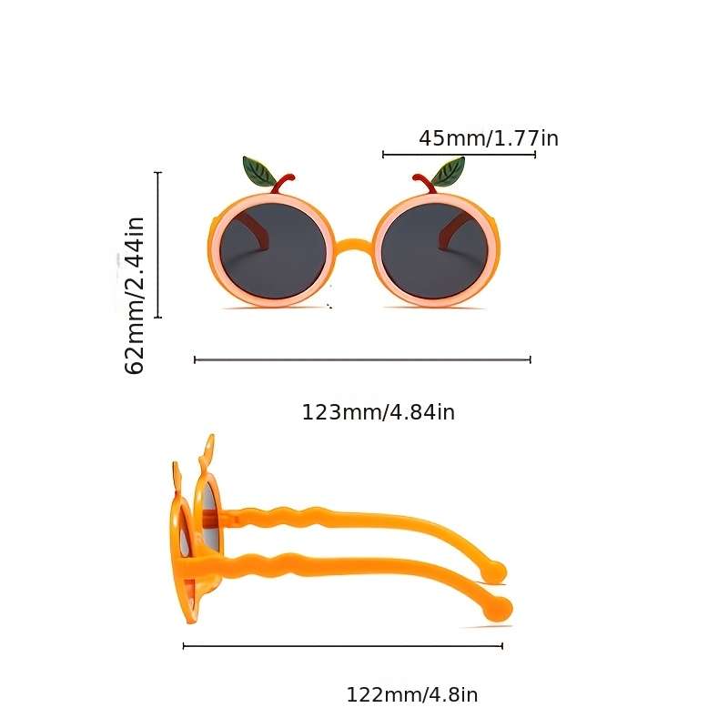 Kids Glasses 2Pcs Color Blue Yellow