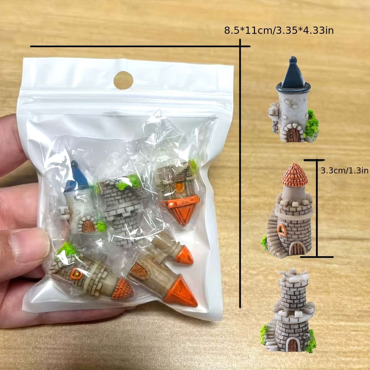 House Model Items 5Pcs Castle