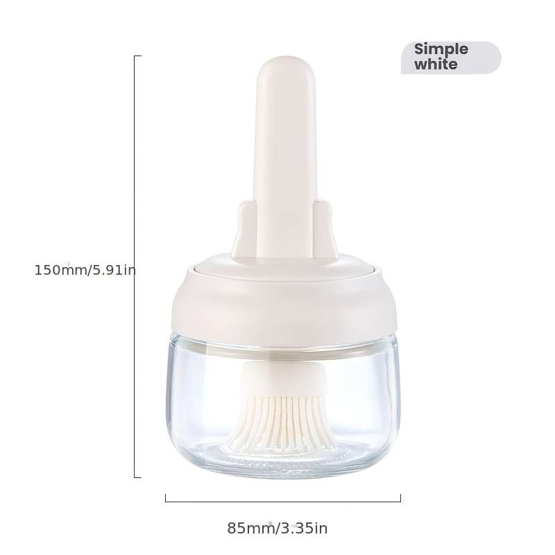 Baking Brush Color 2Pcs White
