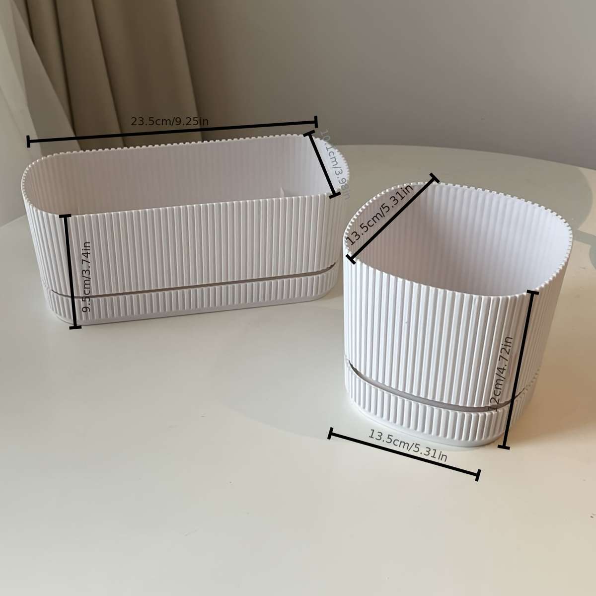Flowerpot  1Pcmodel Rectangle  With Tray