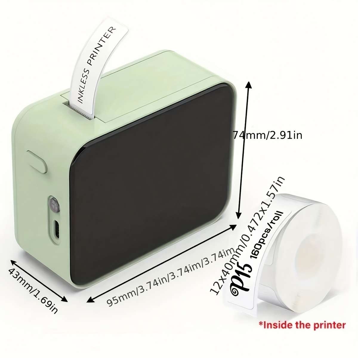Printer Model White 2 Sheets Of Paper