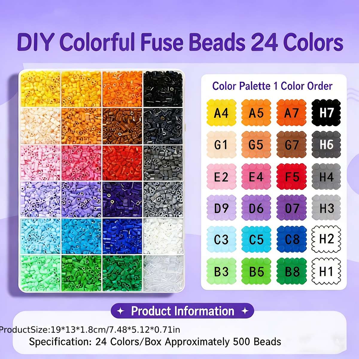 Perler Bead Set Series 5 17 Pcs