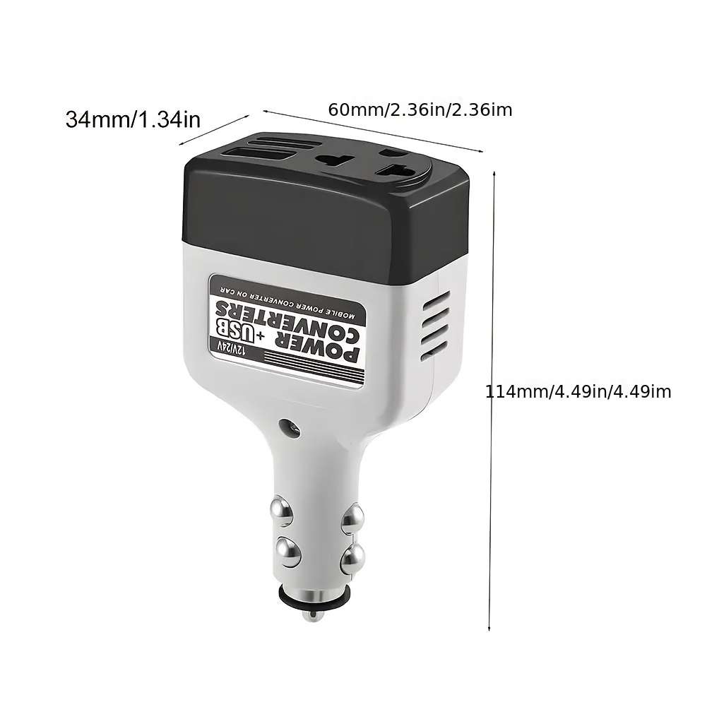 Universal Car Converter Portable Universal Power Transformer Power Modecar For