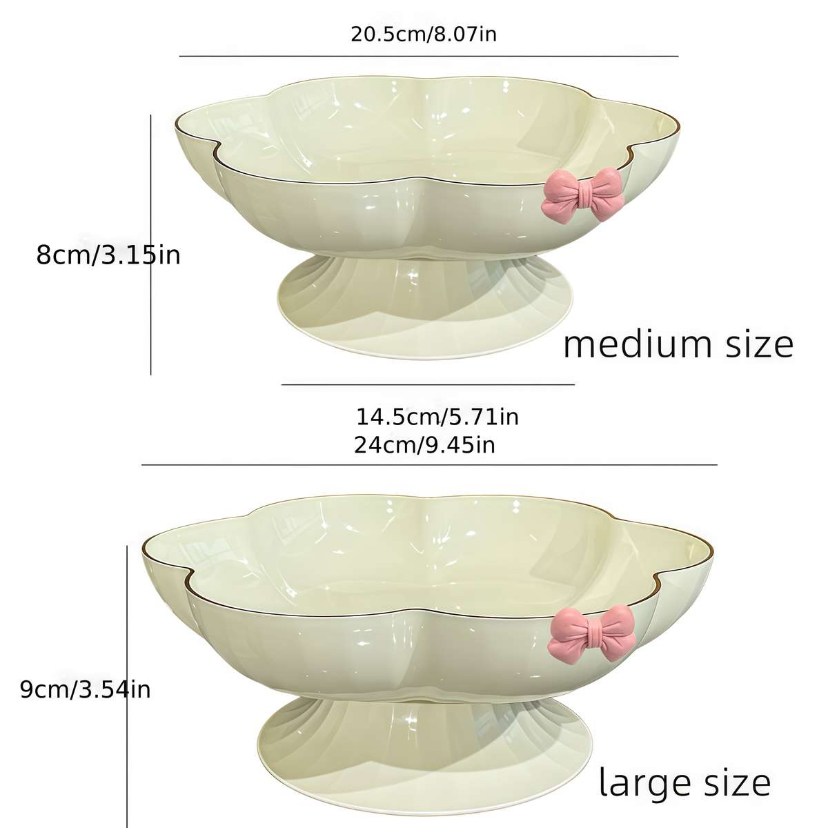 Bowl Color Solid Color Fruit Plate Itemsmedium