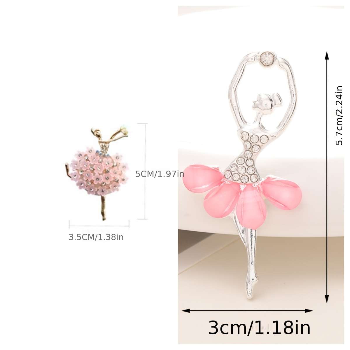 Car Interior Decor Items 2 Pink Ballet Girls
