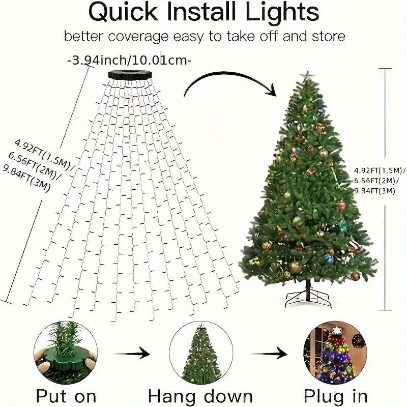 300Led Led Christmas Tree String 3M