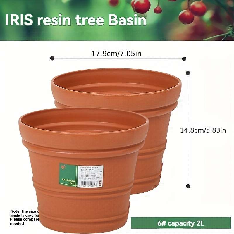 Flowerpotsize No  7 2Pcs Id20 83Cmcolor Green