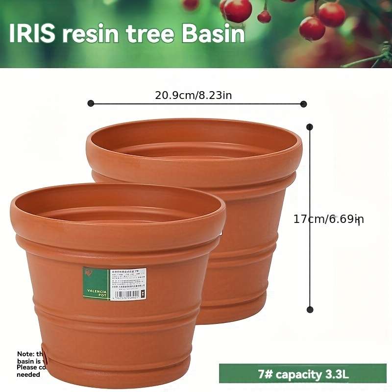 Flowerpotsize No  7 2Pcs Id20 83Cmcolor Green