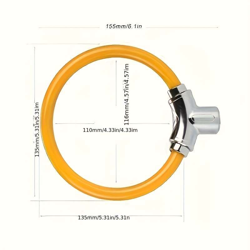 Car Lock Color Yellow Quantityring Lock  2 Keys