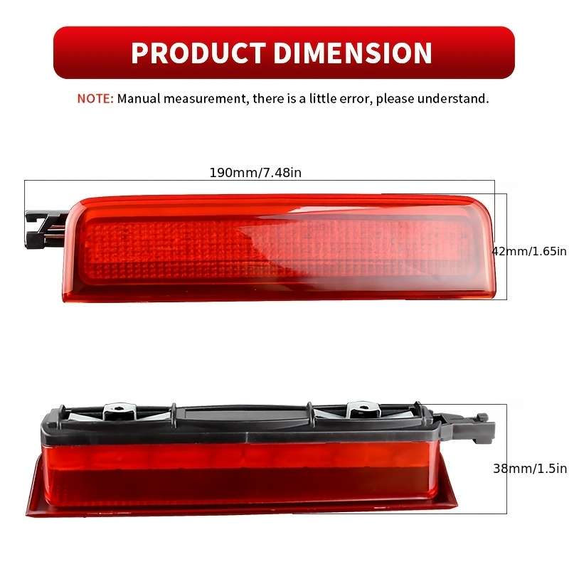 Car Lights Items Led Red Lens