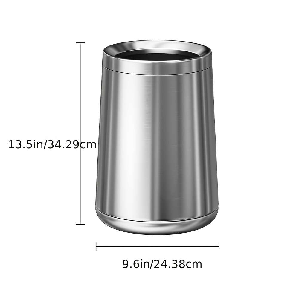 Garbage Can Color 10L White