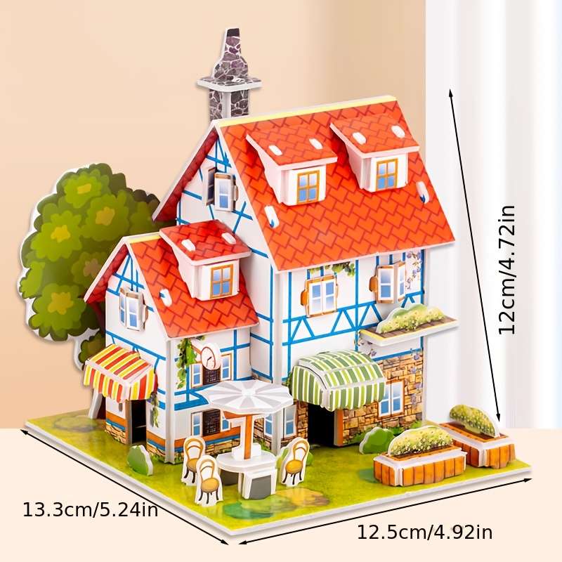 Building Toy Architectural Model Toy Set Items Coffee Shop