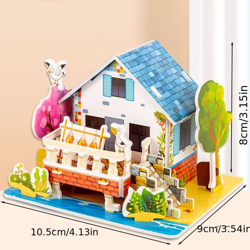 Building Toy Architectural Model Toy Set Items Coffee Shop