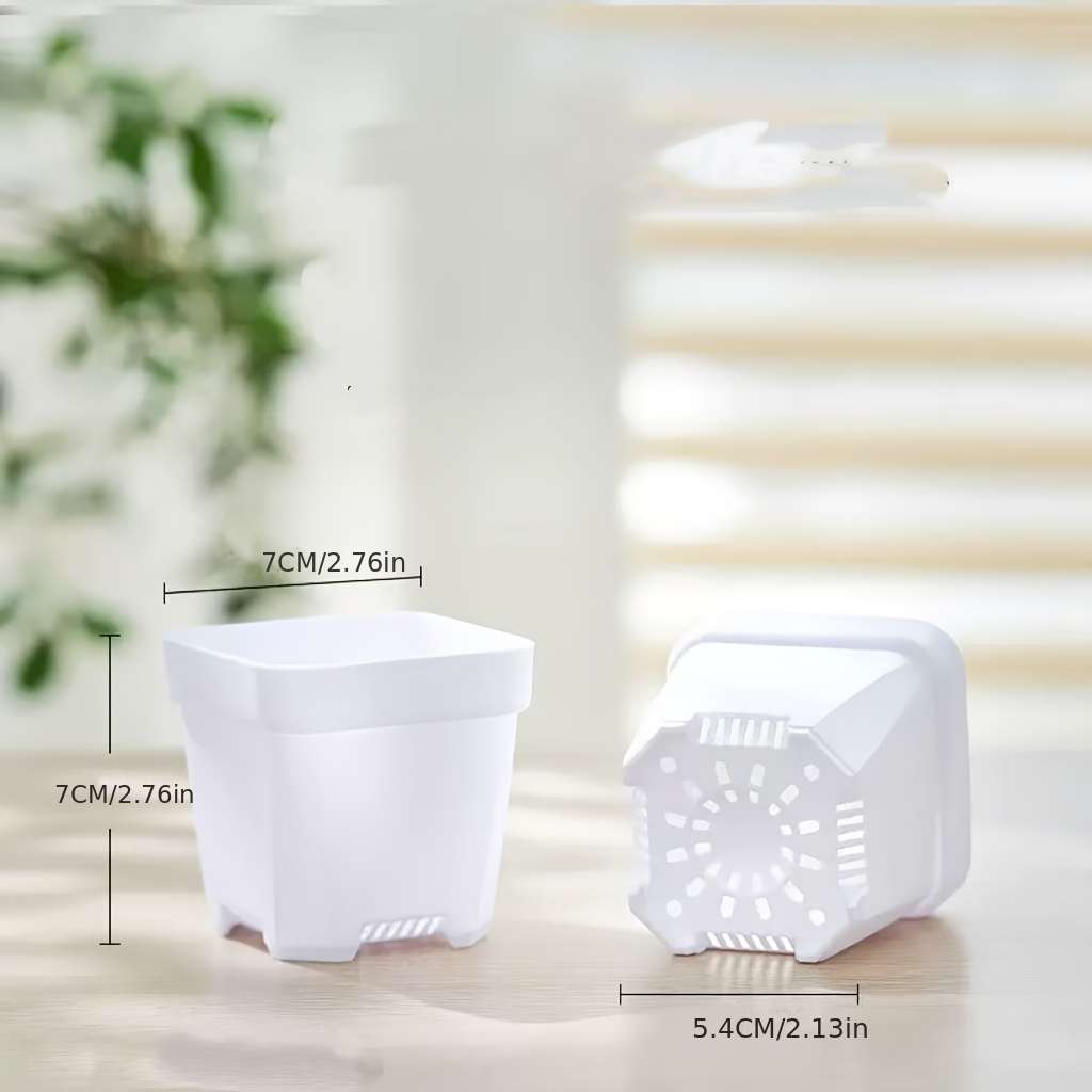 Flowerpot Color 2Pcs White