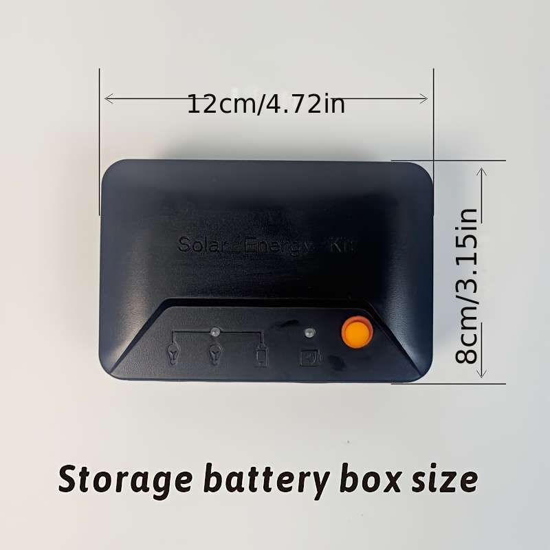 Solar Panel Color 3W Orange Solar Charging Lighting Kit