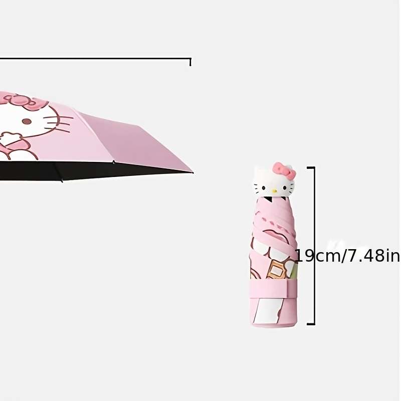 Umbrella Style Hellokitty  White 8K