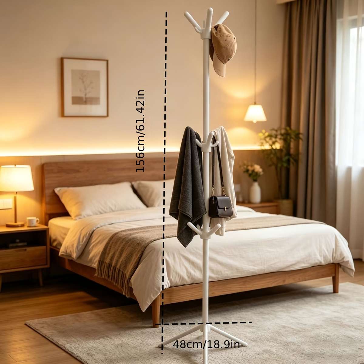 Clothes  Standing Clothes Drying Rack Black