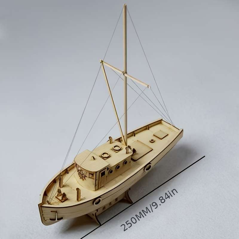 3D Jigsaw Puzzle Model Ship Color Khaki 1