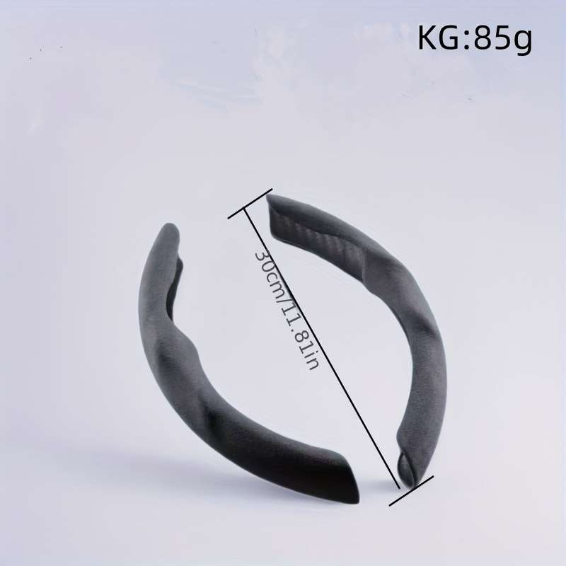 Car Steering Wheel Cover Dark Blue Left And Right Pair