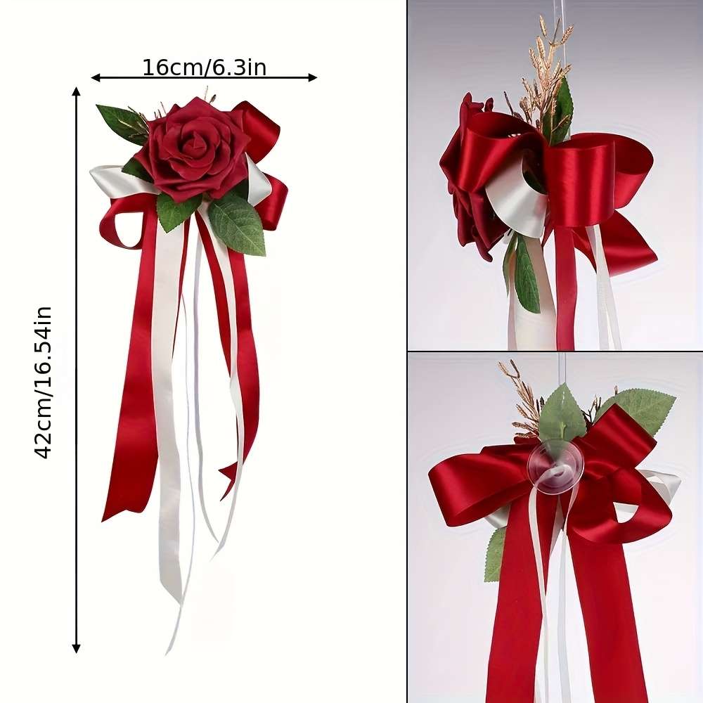Wedding Supplies Color Red Quantity 2Pcs