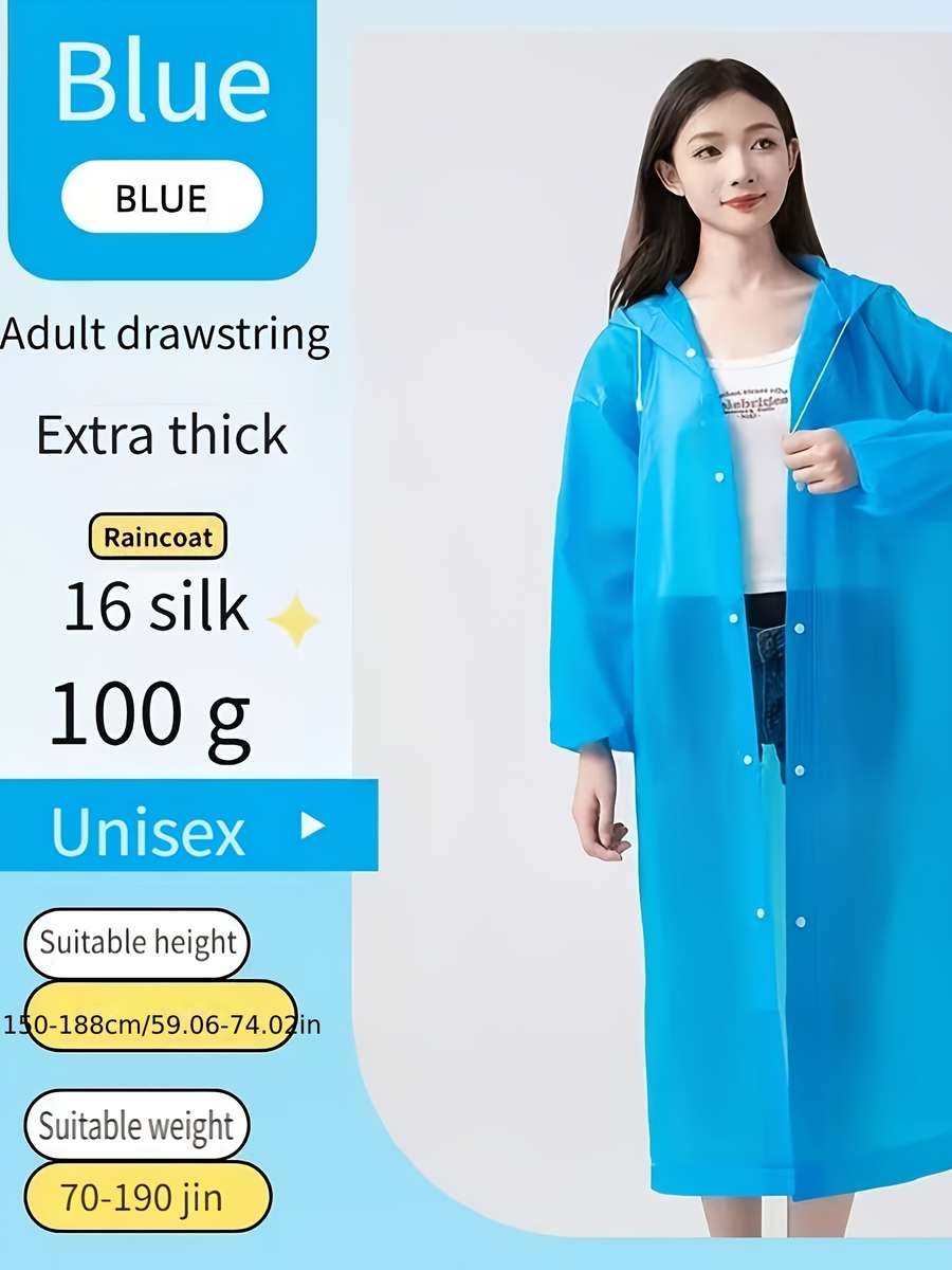 Raincoat Sky Blue Size Asian Onesize