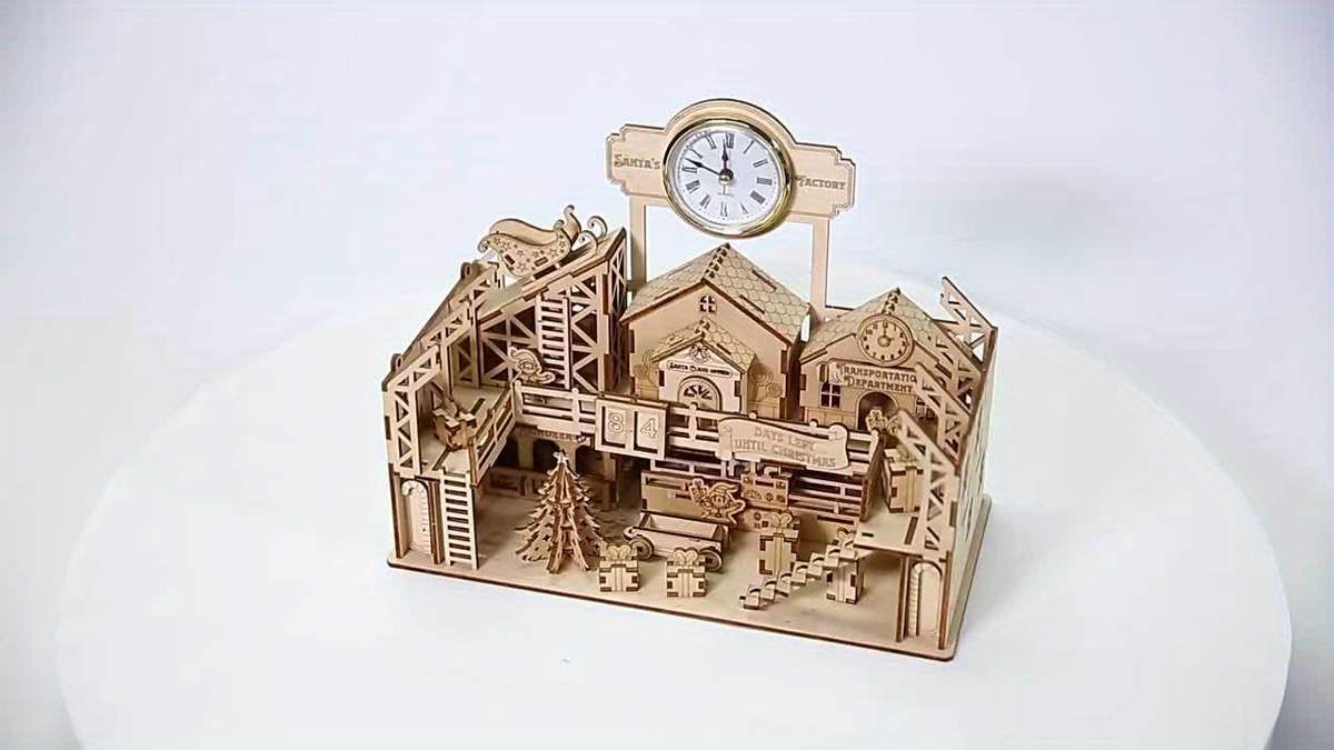 3D Building Model Puzzle Set