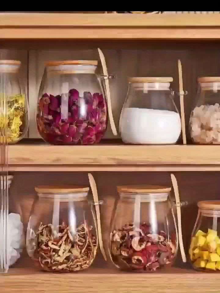 Sealed Jar Quantity 3 Pieces Jar  Lid  Spoon