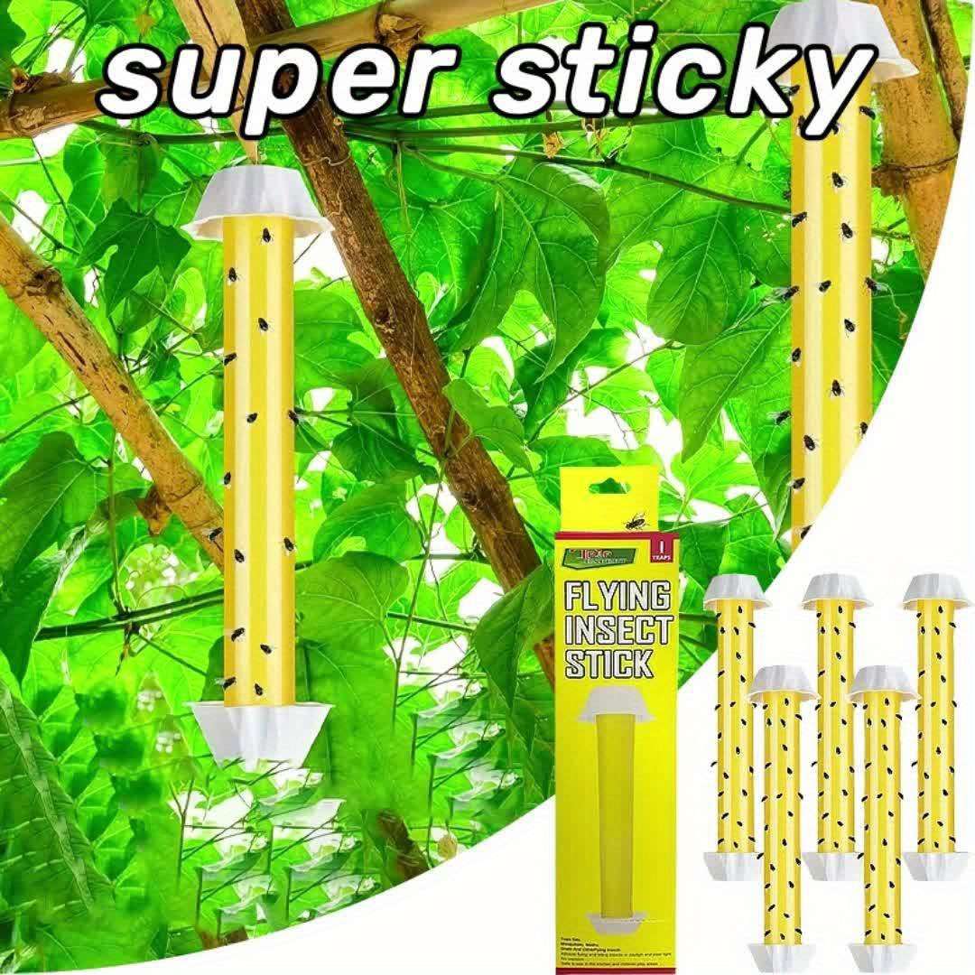Fruit Fly Traps Items 1Pc Orange With Dots