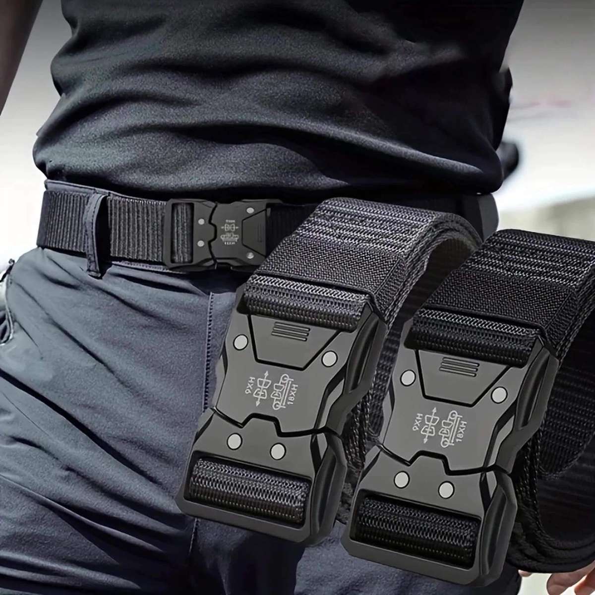 Belt Color 2 Packs Black  Gray